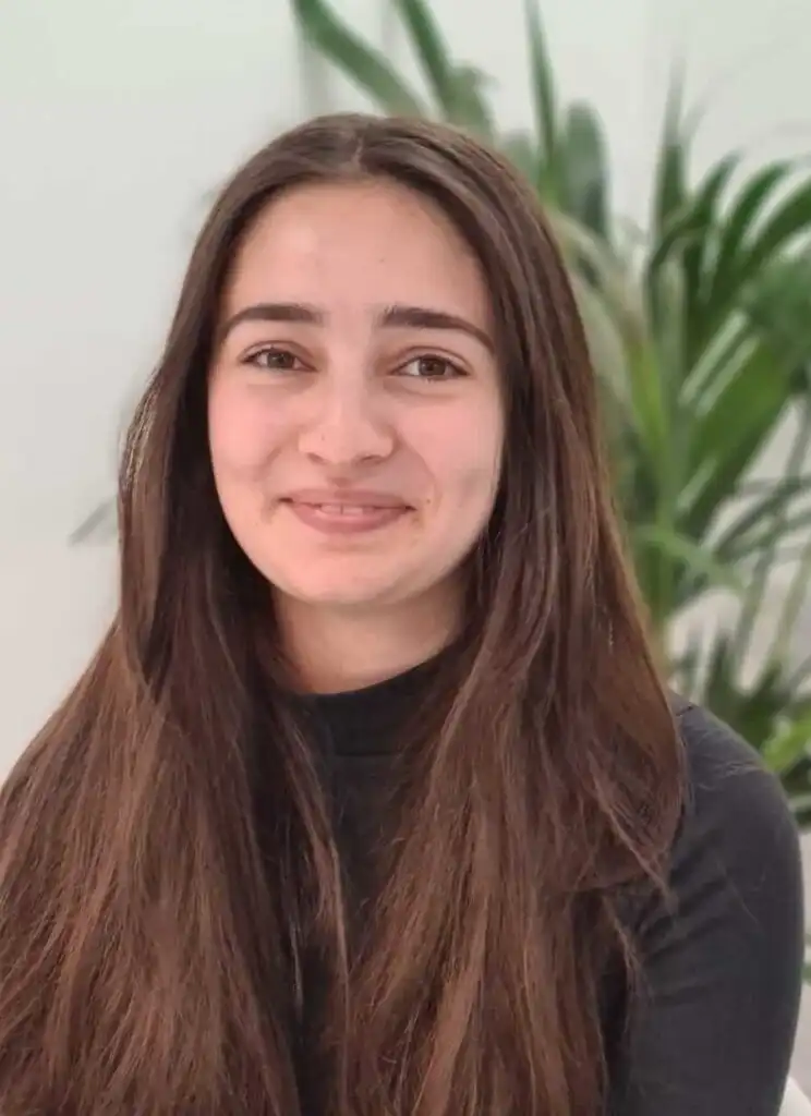 Headshot of a young lady completing her work experience at Ashridge Home Care head office.