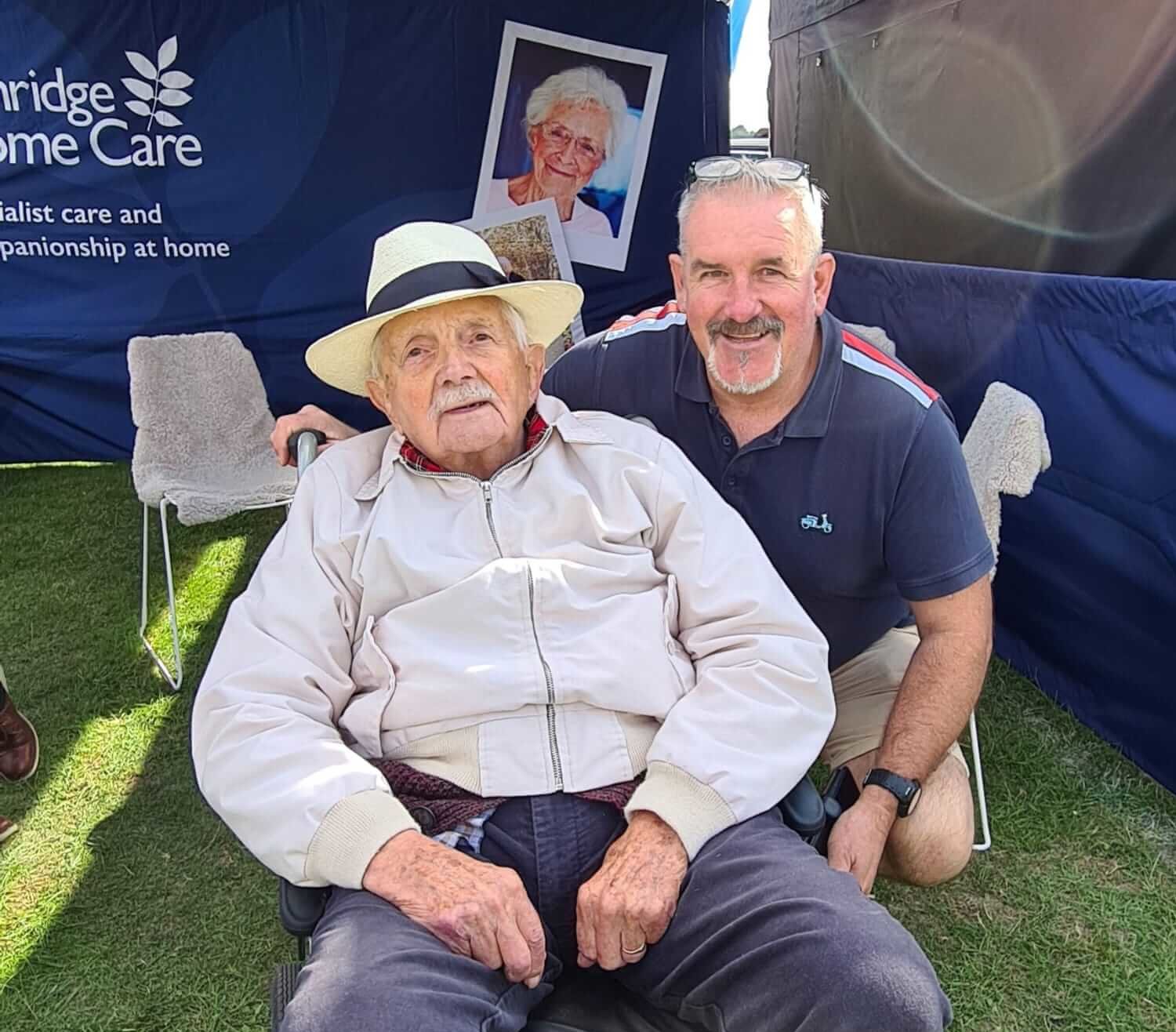 Live in carer Paul and Client Buckinghamshire