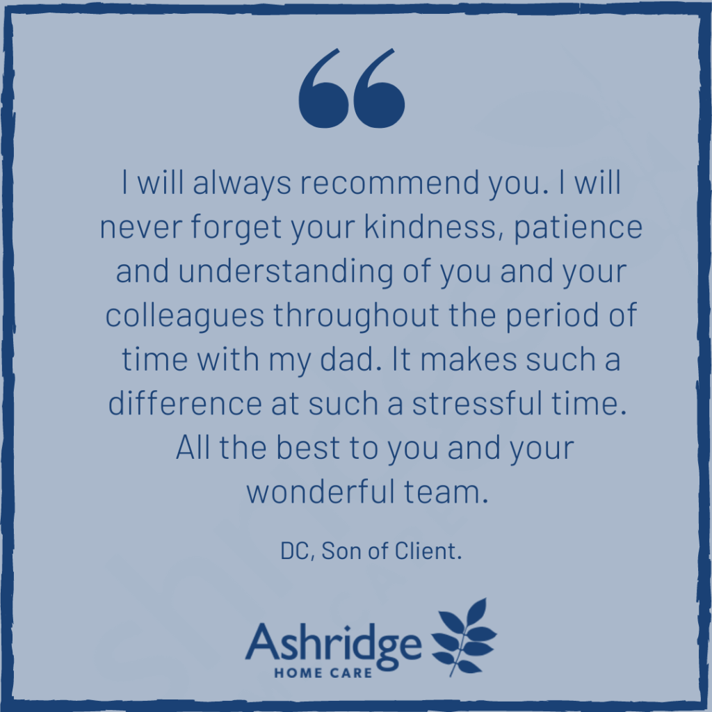 End of life home care Buckinghamshire