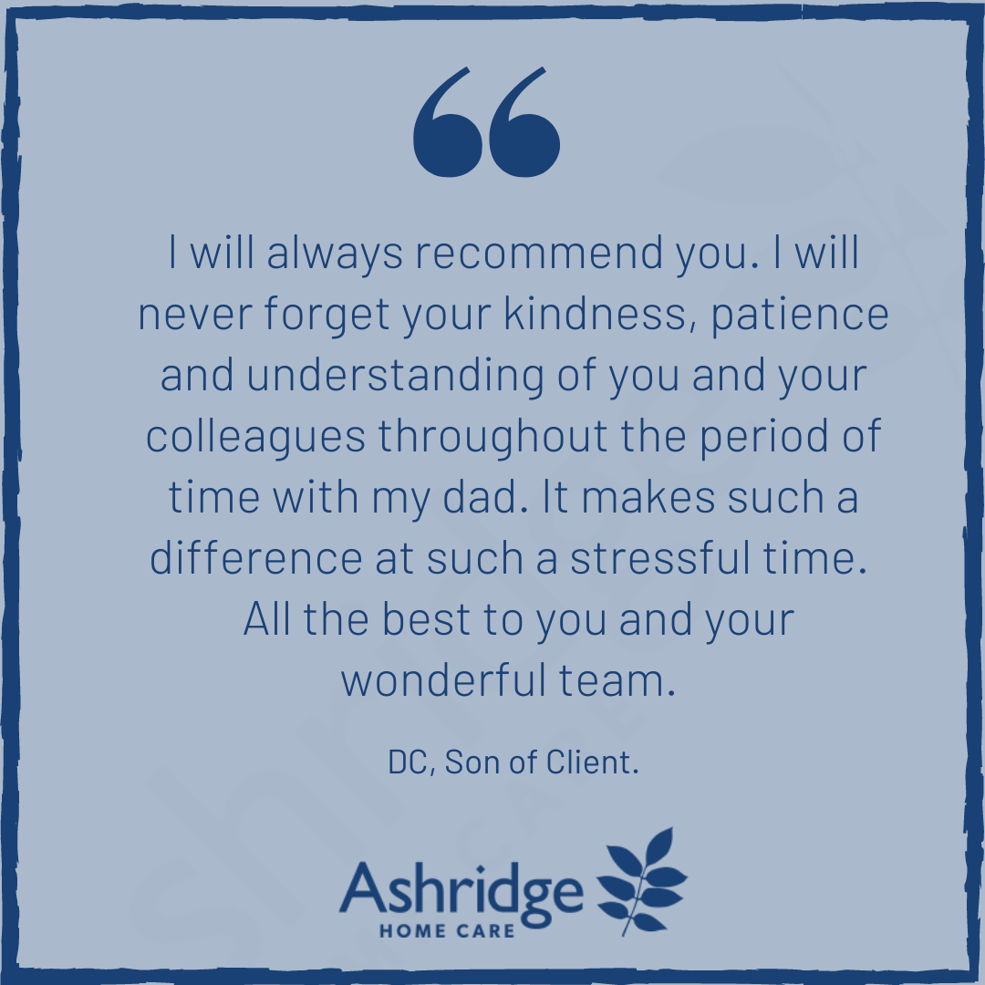 End of life home care Buckinghamshire