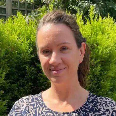 Headshot of Sarah, Head of People and Marketing