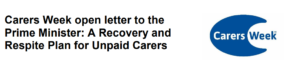 carers week open letter to the prime minister